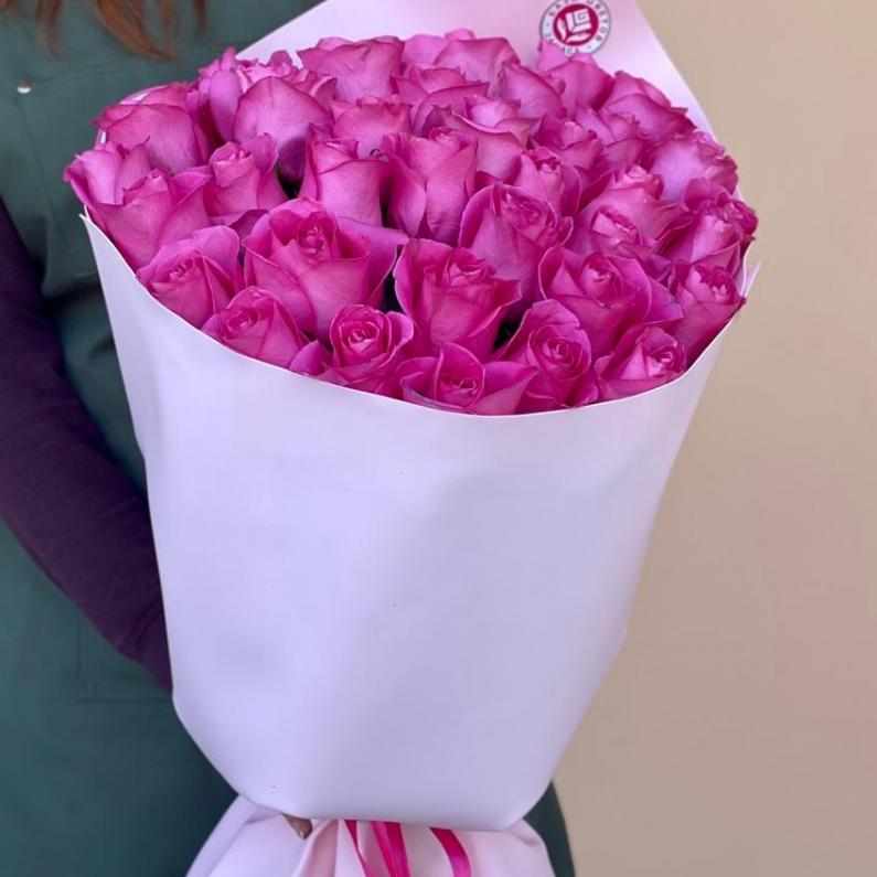 Букеты из розовых роз 70 см (Эквадор) код товара  175032