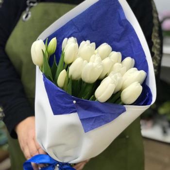 Белые тюльпаны 23 шт. articul   307989
