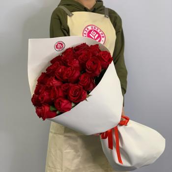 Букеты из красных роз 50 см (Эквадор) №  765