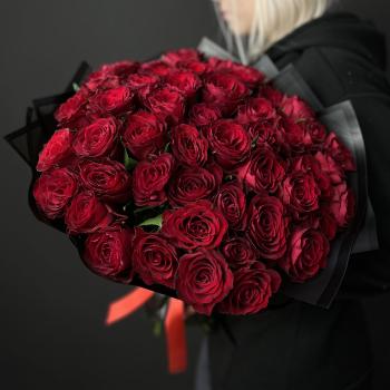 Розы красные 51 шт из Кении